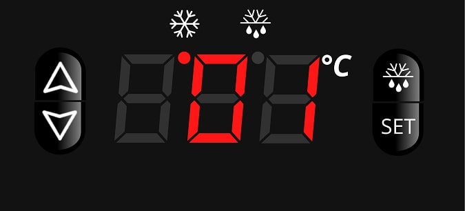 Đồng hồ điện tử hiển thị nhiệt độ chuẩn xác, tức thời