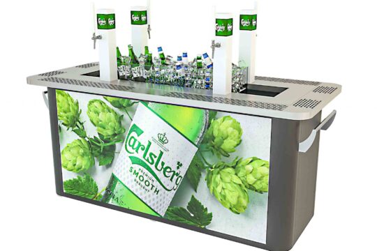 ĐỨC MINH CUNG CẤP GIẢI PHÁP QUẦY BIA EVENT CHO HÃNG BIA CARLSBERG