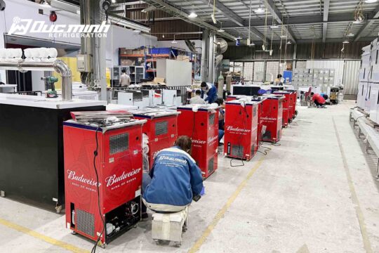 Đức Minh cung cấp đơn hàng máy lạnh nhanh cho hãng bia nổi tiếng thế giới Budweiser