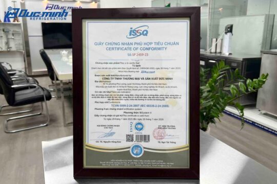 SẢN PHẨM ĐỨC MINH ĐƯỢC CẤP CHỨNG NHẬN AN TOÀN ĐIỆN TCVN 5699-2-24:2007