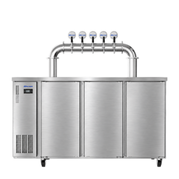TỦ BIA TƯƠI 10 KEG 5 VÒI ĐỨC MINH (TRỤ U)