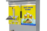 TỦ BIA KHÔ NƯỚC KHAY RÓT 6 BOM 50L ĐỨC MINH