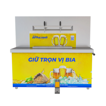 TỦ BIA NƯỚC BÀN RÓT 6 BOM 50L ĐỨC MINH