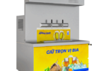 TỦ BIA NƯỚC BÀN RÓT 6 BOM 50L CÓ BẢNG ĐÈN ĐỨC MINH