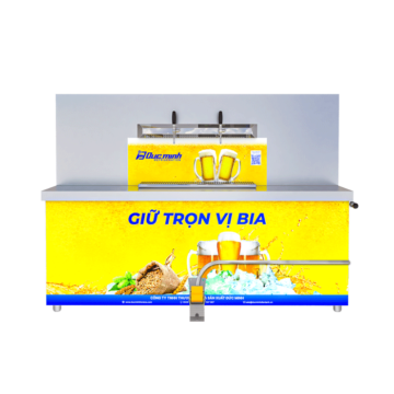 TỦ BIA NƯỚC BÀN RÓT 8 BOM 50L ĐỨC MINH