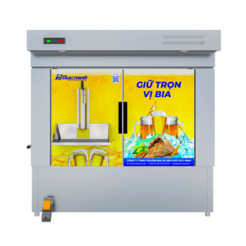 TỦ BIA KHÔ NƯỚC KHAY RÓT 8 BOM 50L ĐỨC MINH