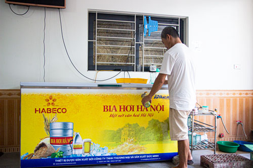 Hướng dẫn vận hành tủ bia khô nước máy dưới 4 bom 50l Đức Minh
