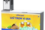 TỦ BIA KHÔ NƯỚC MÁY TRÊN 4 BOM 50L ĐỨC MINH