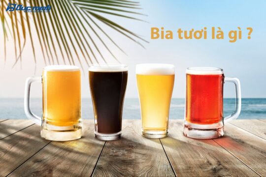 Bia tươi là gì? phân loại bia tươi. Phân biệt với bia lon, bia chai