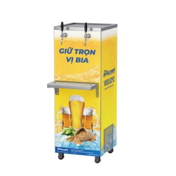MÁY LẠNH NHANH DI ĐỘNG 60L 2 ĐƯỜNG BIA LẮP VÒI ĐỨC MINH