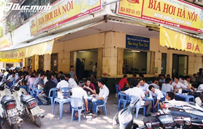 Văn hóa uống bia hơi hiện đại 