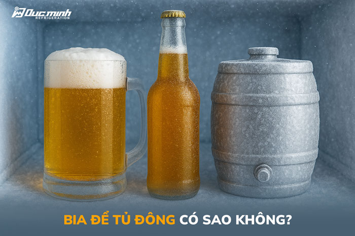 Bia để tủ đông có sao không