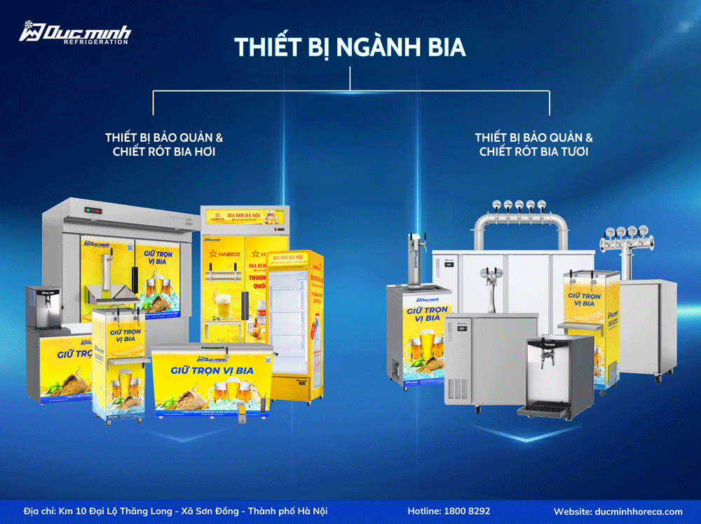 Thiết bị ngành bia Đức Minh